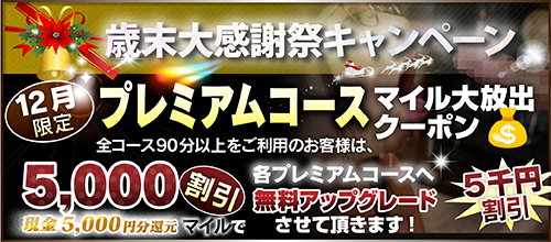 【12月限定】プレミアム★マイルクーポン