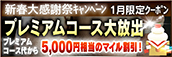 【１月限定】プレミアム★マイルクーポン